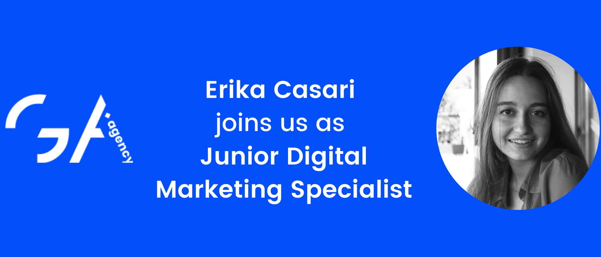 Erika Casari Joins GA Agency as Junior Digital Marketing Specialist