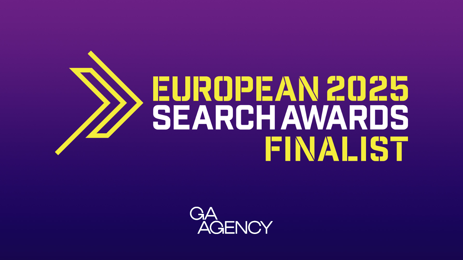 GA Agency Shortlisted for European Search Awards