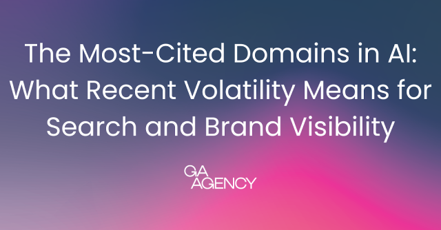 The Most Cited Domains in AI: What Recent Volatility Means for Search and Brand Visibility